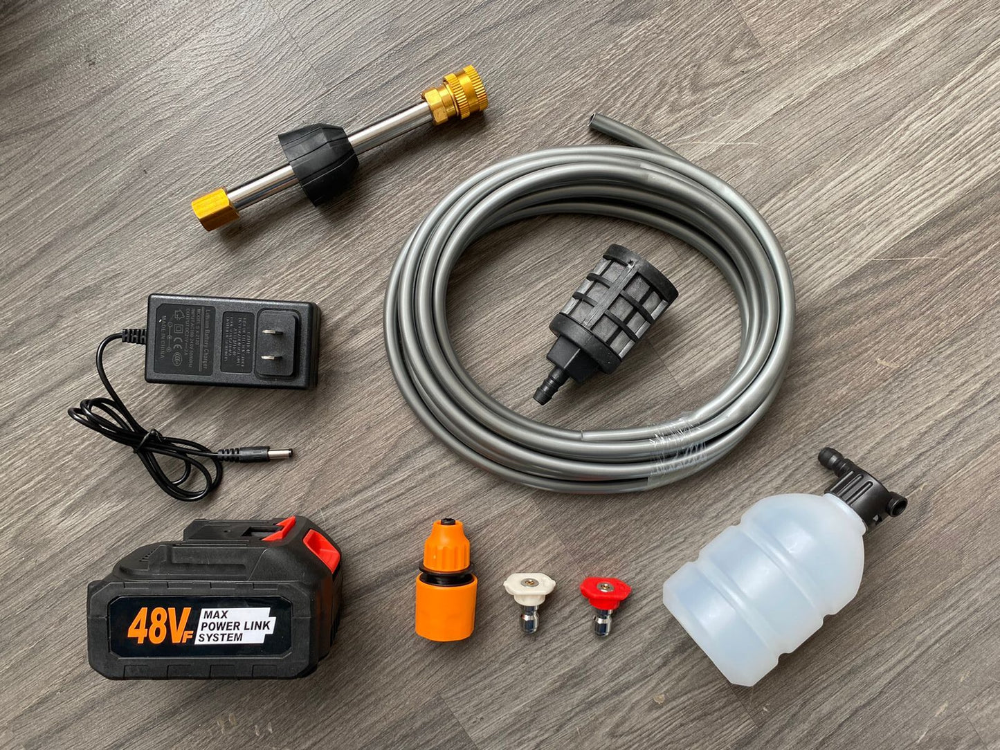 Hidrolavadora Portátil Recargable (2 Baterias) | Limpieza en Cualquier Lugar