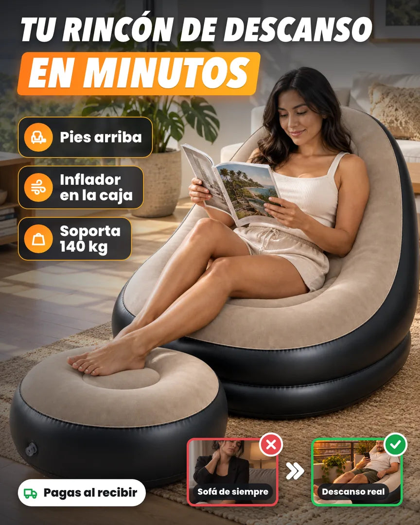 Tu rincón de descanso en minutos 🛋️