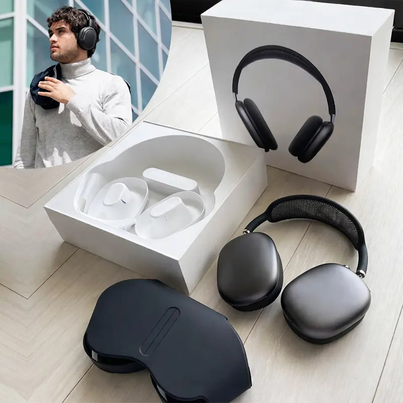 🎧 Audífonos PREMIUM estilo AirPods Max - Compatible con Android y iOS