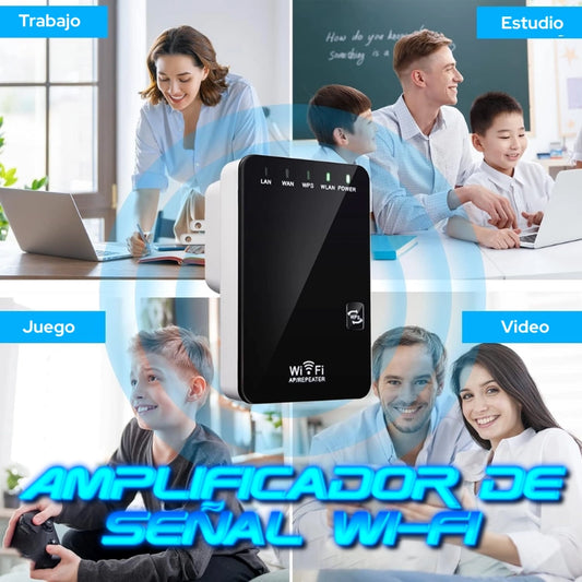 Amplificador de Señal Wi-Fi — Elimina Zonas Sin Cobertura en tu Hogar