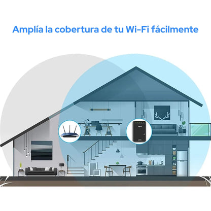 Amplificador de Señal Wi-Fi — Elimina Zonas Sin Cobertura en tu Hogar