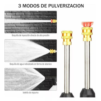Hidrolavadora Portátil Recargable (2 Baterias) | Limpieza en Cualquier Lugar