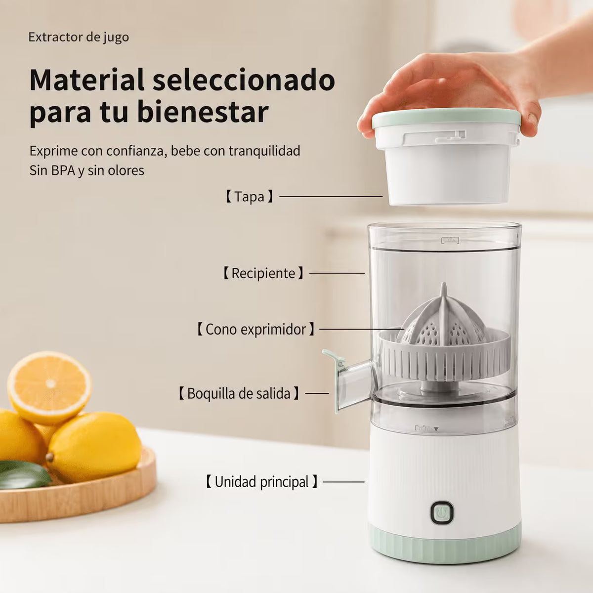 EXPRIMIDOR DE FRUTAS | EXPRIMIR JUGOS NUNCA FUE TAN FÁCIL