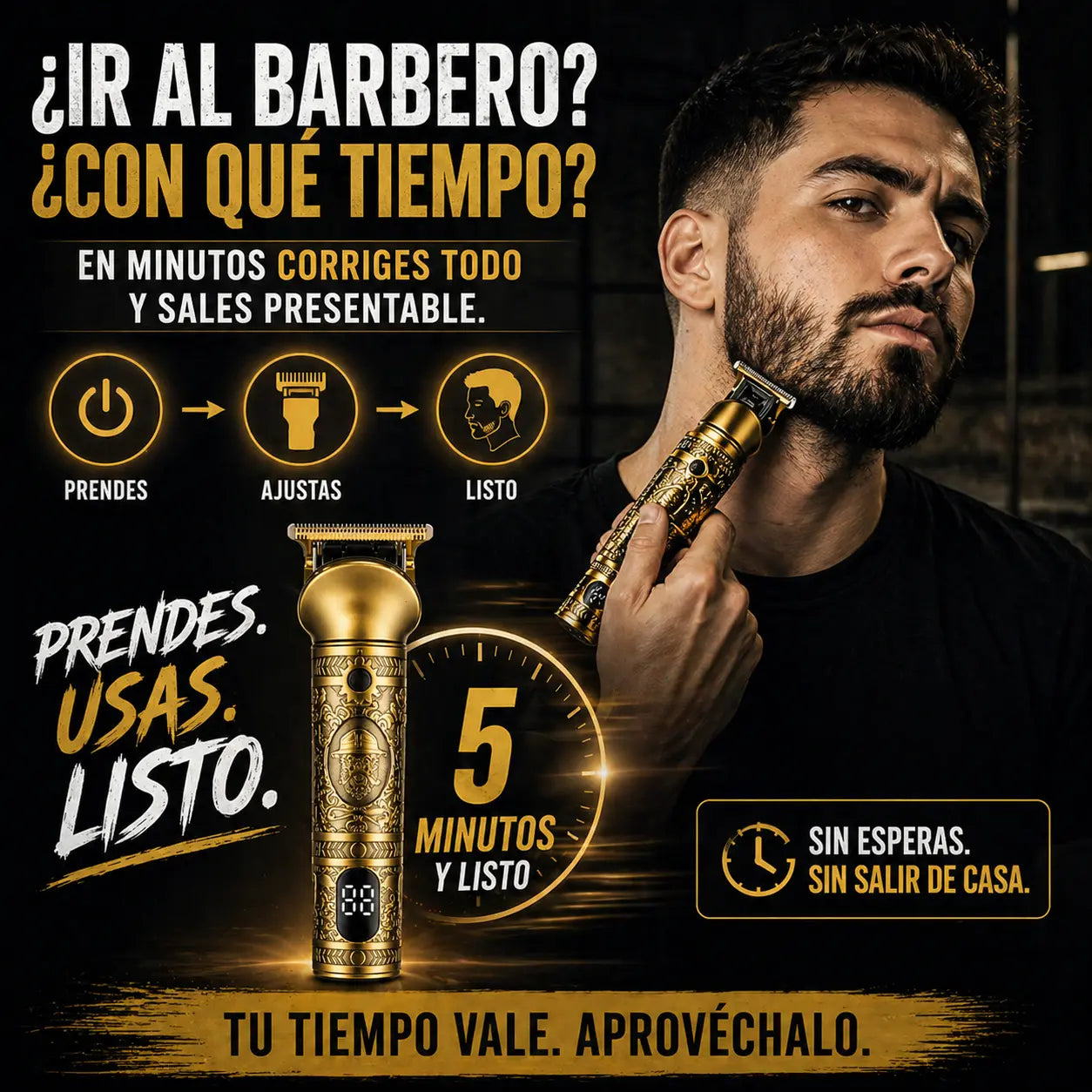 KIT Completo de Barbería en casa
