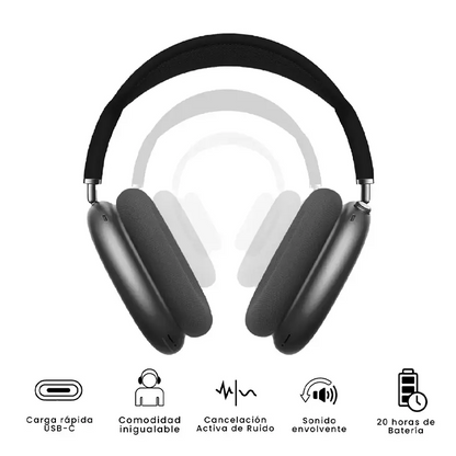 🎧 Audífonos PREMIUM estilo AirPods Max - Compatible con Android y iOS