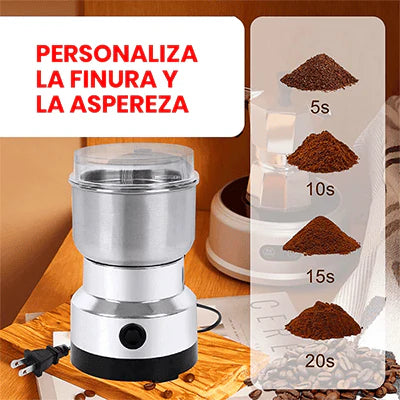 Molino Eléctrico Multiusos: Muele en segundos, disfruta por días ☕✨