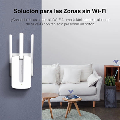 Mercusys MW300RE — Potencia tu Red Wi-Fi y Elimina Zonas Muertas en Casa