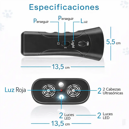 Dispositivo Anti Ladridos: Corrige sin hacer daño 🐶 método seguro y respetuoso para entrenar a tu perro