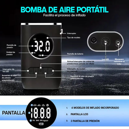 INFLADOR DIGITAL – Control exacto de presión en segundo⚙️
