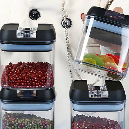 Organizador de Frascos Herméticos para Cocina – Set de 7 Piezas