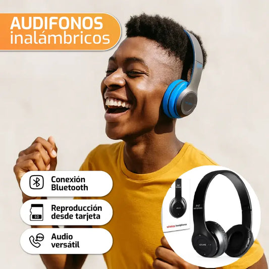 🎧 Audífonos P47 – Sonido Potente, Libertad Real y Comodidad Todo el Día