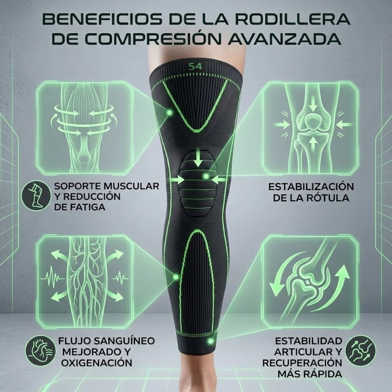 RODILLERA LARGA | Más compresión y soporte🦵🏽
