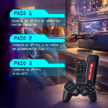 🎮 Consola TV Stick Game Q9 Pro