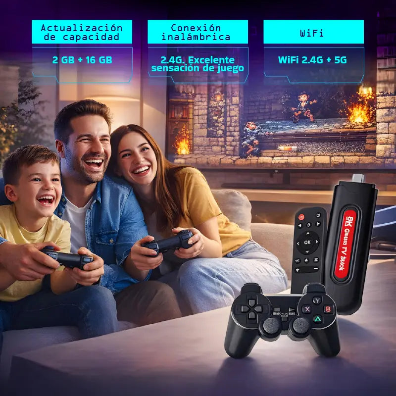 🎮 Consola TV Stick Game Q9 Pro