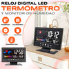 ⏰ Reloj Digital 4 en 1: Hora, Clima, Humedad y Despertador
