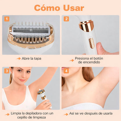Depiladora 4 en 1