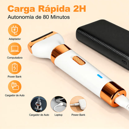 Depiladora 4 en 1