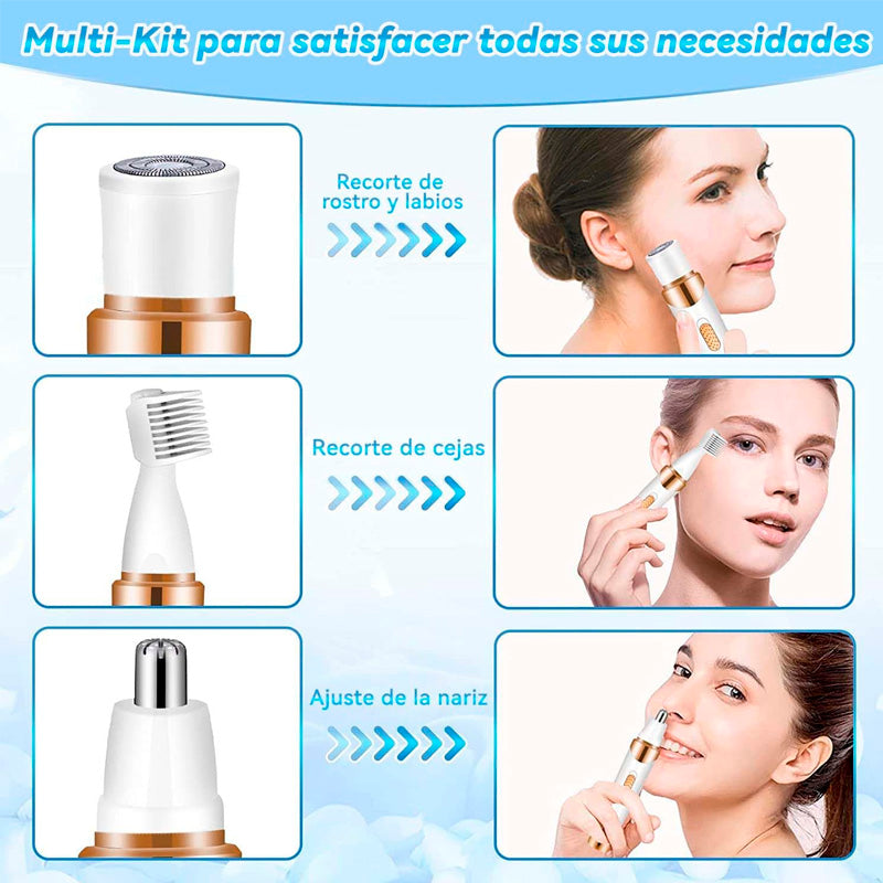 Depiladora 4 en 1