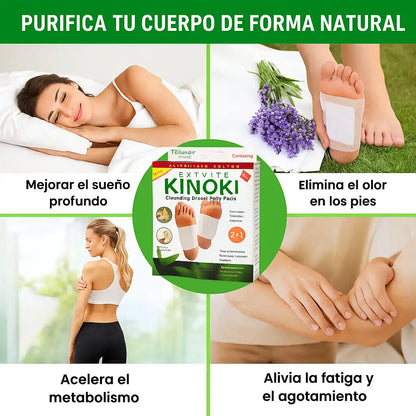 50 Parches Kinoki |Eliminan y Desintoxican tu cuerpo desde la 1era semana