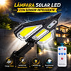 Lámpara Solar LED con Sensor Inteligente – Iluminación Automática y Seguridad Total para tu Hogar