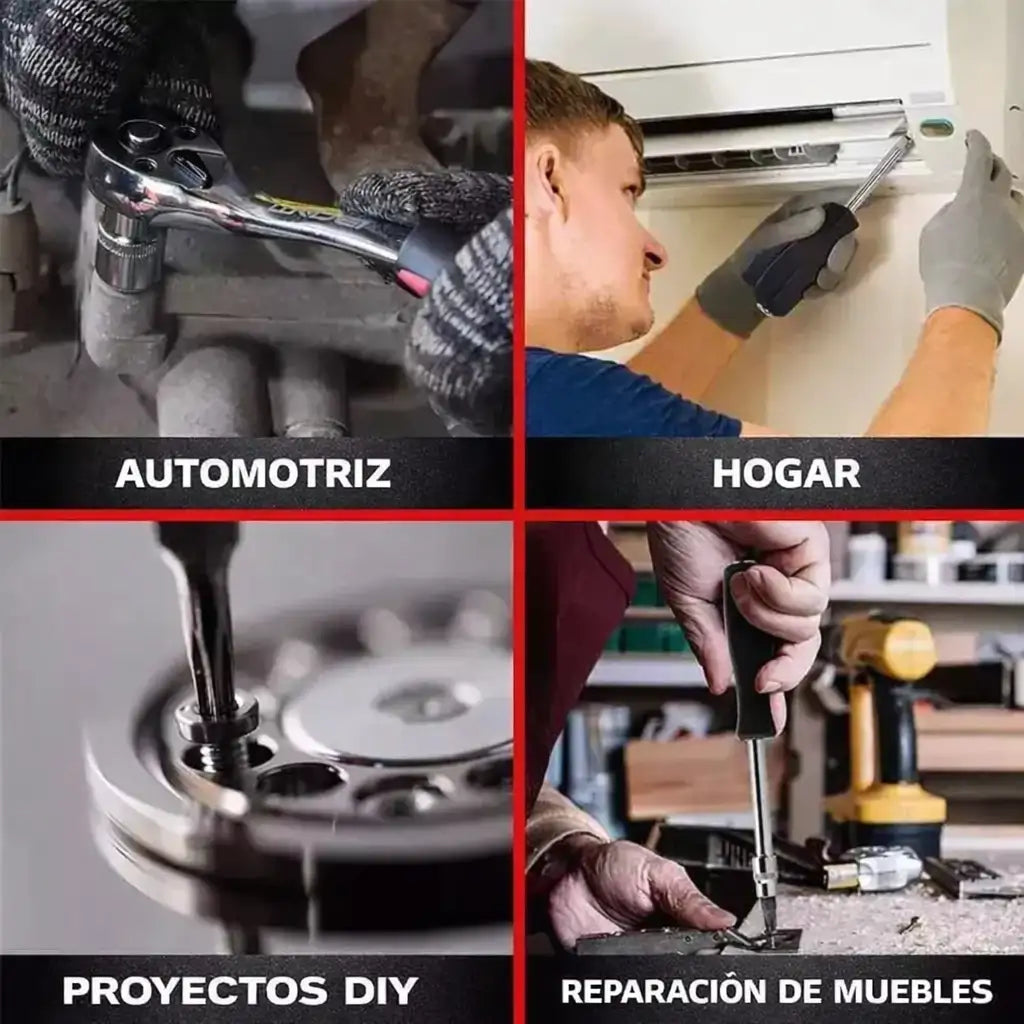 Set de Herramientas HE-030 46 Piezas – Reparaciones Profesionales en tu Propia Casa