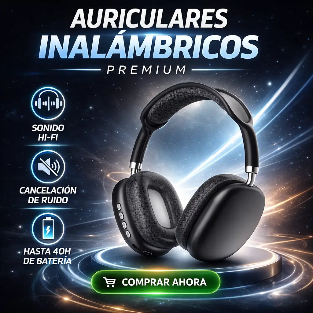 AUDIFONOS P9 PLUS | Vive tu Música sin Ruido