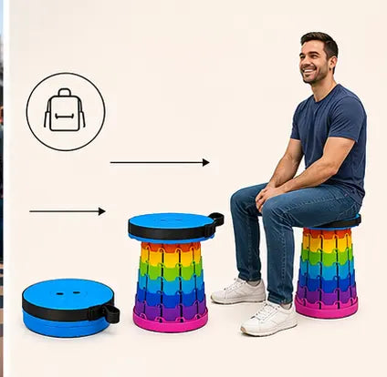 Silla Plegable Ajustable – Compacta, Resistente y Lista en Segundos