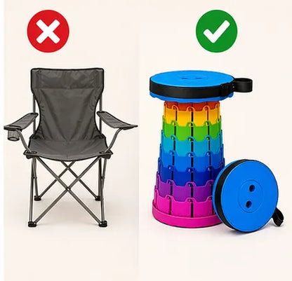 Silla Plegable Ajustable – Compacta, Resistente y Lista en Segundos