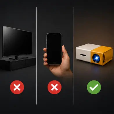 MINI PROYECTOR PORTÁTIL| Tu cine en casa al instante