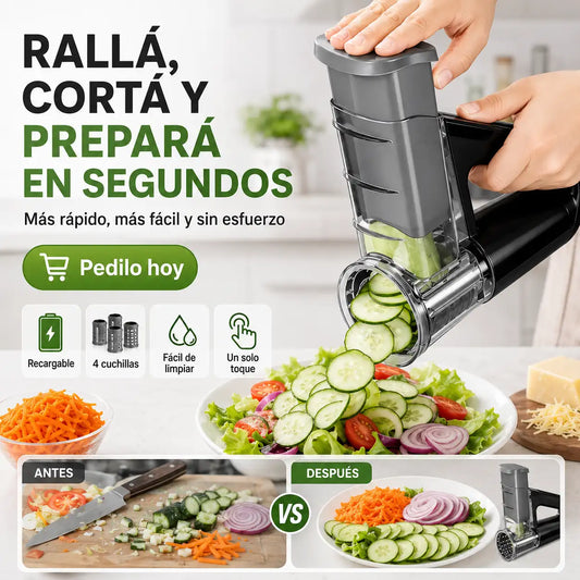 Rallá, cortá y prepará en segundos ⚡