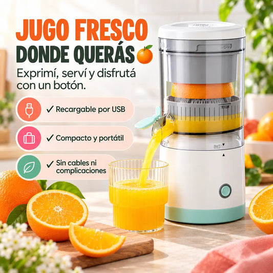 EXPRIMIDOR DE FRUTAS AUTOMÁTICO PORTATIL