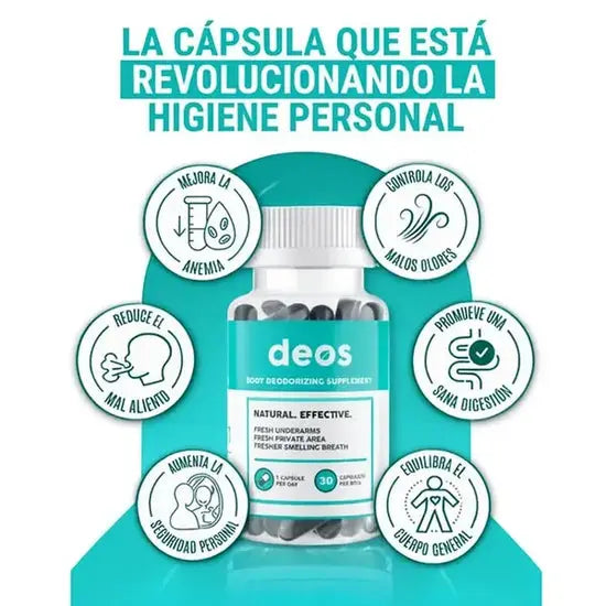 DEOS suplemento desodorante