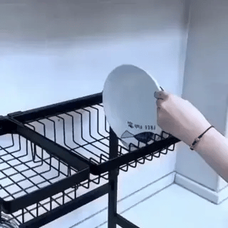 Organizador de Platos de Acero Inoxidable para Lavaplatos