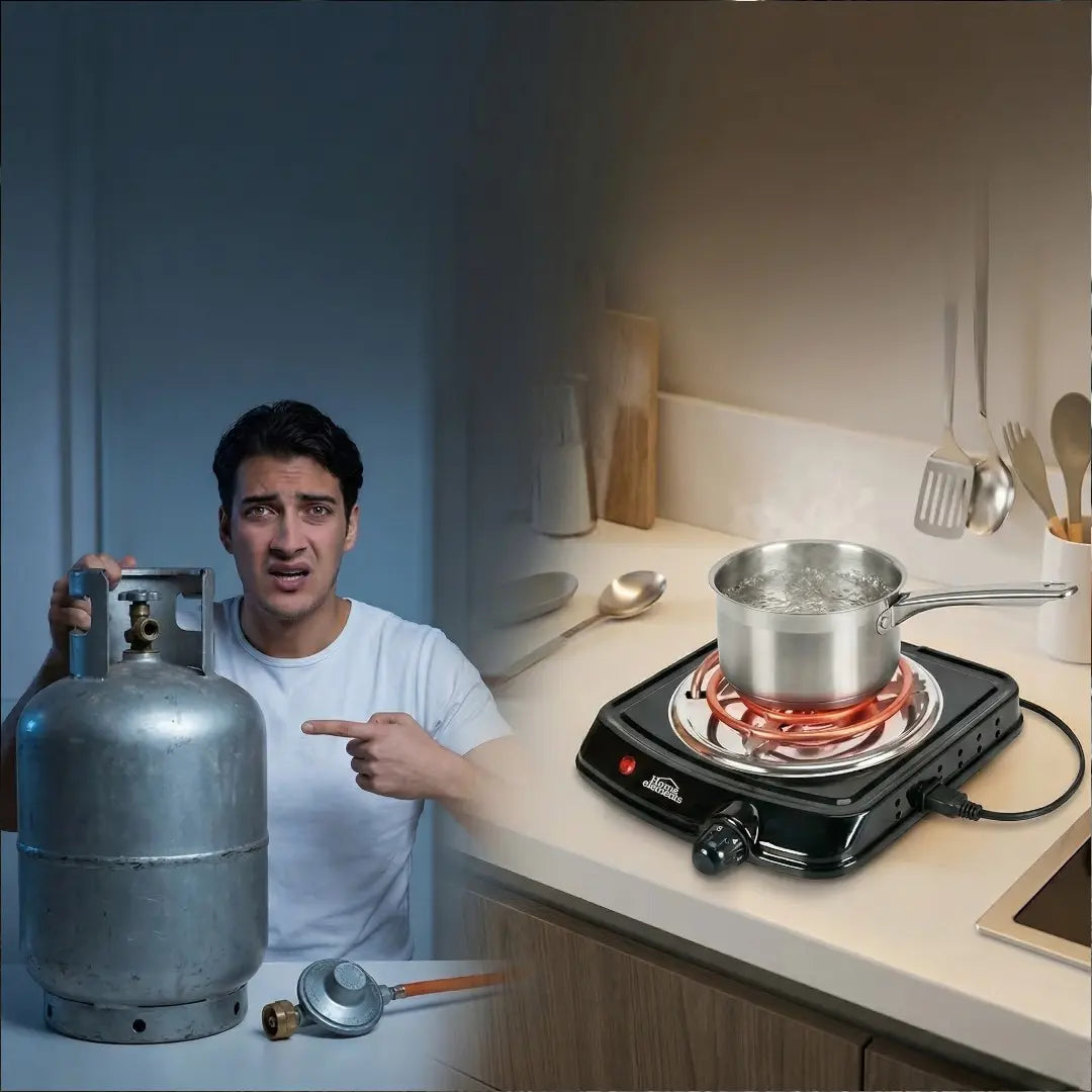 Estufa Eléctrica Portátil 1 Puesto – Cocina Fácil, Segura y Sin Gas en Cualquier Espacio 🔥