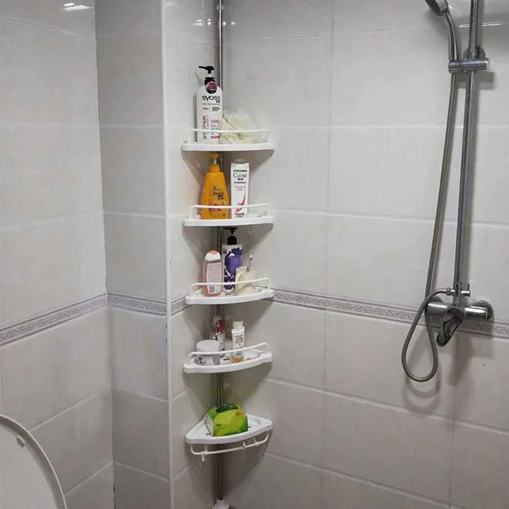 Estante Esquinero de baño - DEJA EL DESORDEN ATRAS, MANTÉN TODOS TUS PRODUCTOS EN UN LUGAR