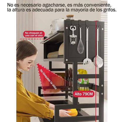 Escurridor de Platos Premium: 🔥 Adios al Desorden en segundos