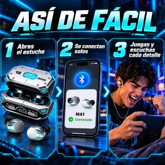 Conexión automática de los Audífonos Gamer M41