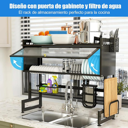 Escurridor de Platos Premium: 🔥 Adios al Desorden en segundos