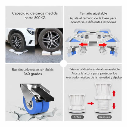 Soporte con Ruedas para Electrodomésticos
