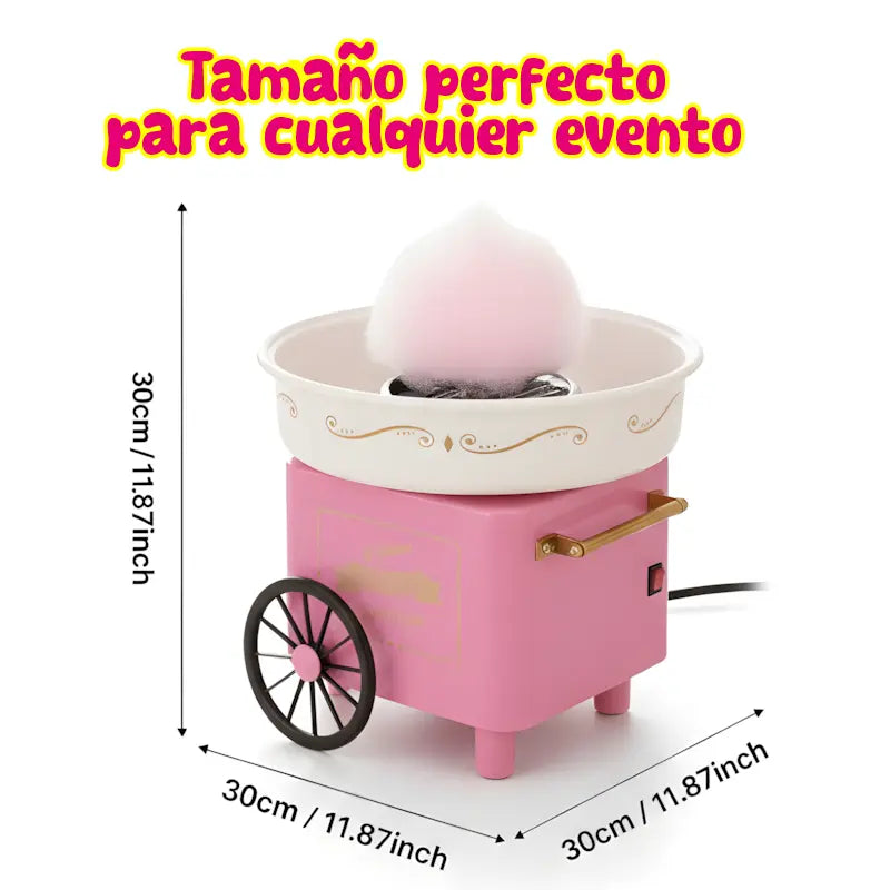 🍭 MÁQUINA DE ALGODÓN DE AZÚCAR | Prepara en pocos minutos y anima cualquier celebración⚡
