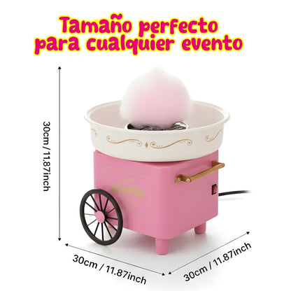 🍭 MÁQUINA DE ALGODÓN DE AZÚCAR | Prepara en pocos minutos y anima cualquier celebración⚡