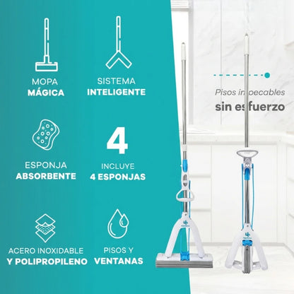 FREGONA DE PISO | Pisos Impecables Sin Esfuerzo y Secado Rápido para un Hogar Radiante💫