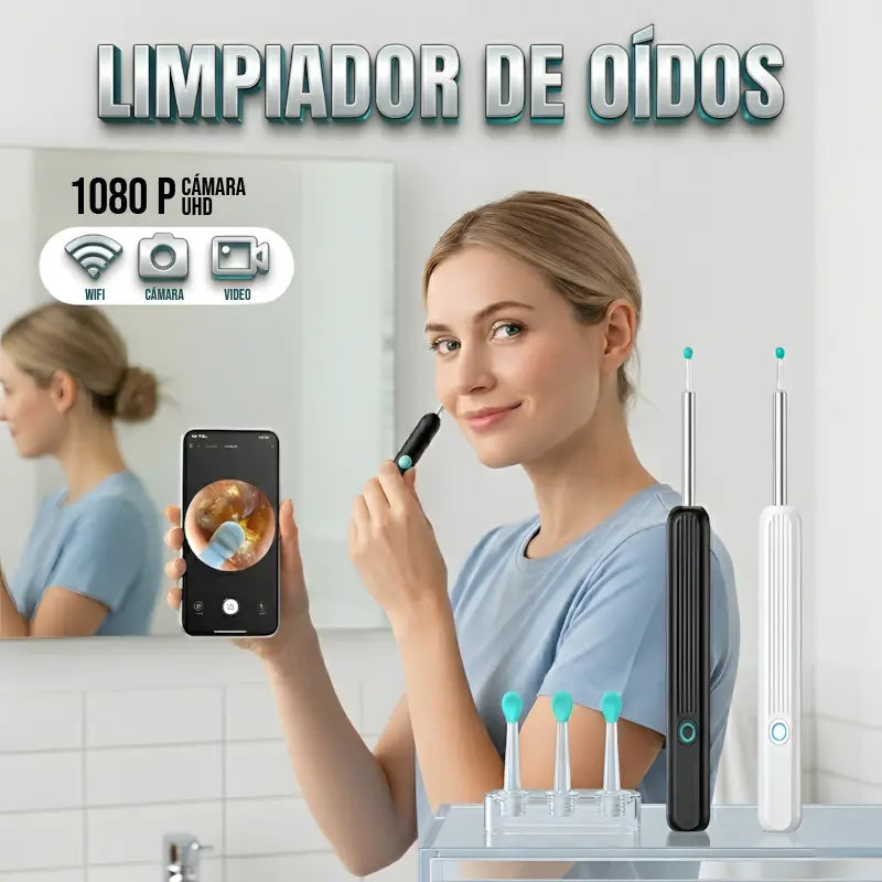 LIMPIADOR DE OIDOS | Limpieza Profunda y Segura para Mayor Comodidad y Bienestar 👂