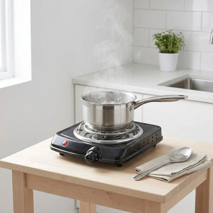 Estufa Eléctrica Portátil 1 Puesto – Cocina Fácil, Segura y Sin Gas en Cualquier Espacio 🔥