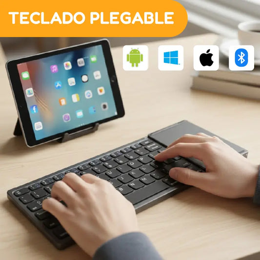⌨️ Teclado Plegable Bluetooth Multidispositivo