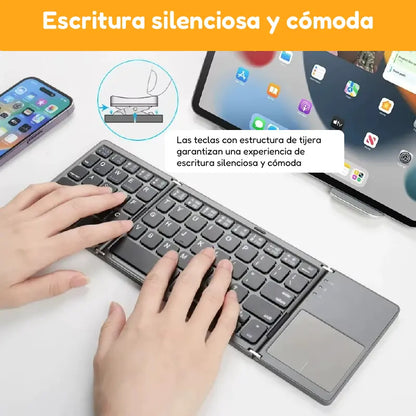 ⌨️ Teclado Plegable Bluetooth Multidispositivo