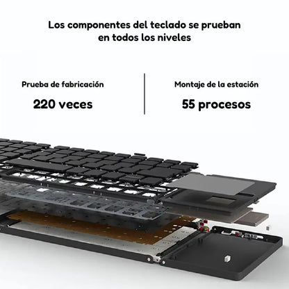 ⌨️ Teclado Plegable Bluetooth Multidispositivo