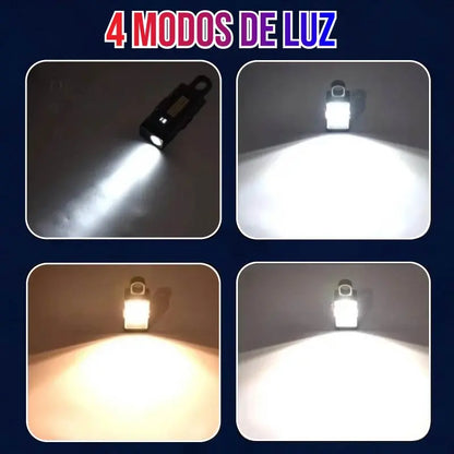Linterna Táctica 4 en 1 D61 – Iluminá, Cargá y Protegete en Cualquier Emergencia
