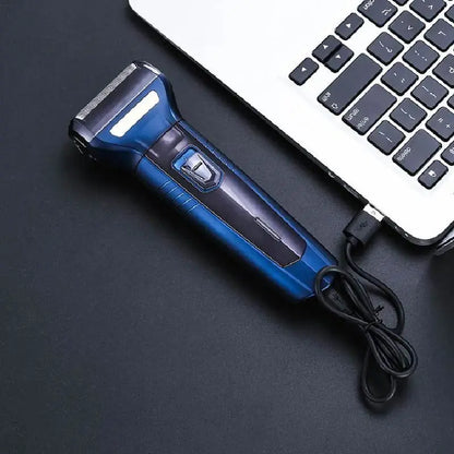 Afeitadora Geemy 3 en 1 Recargable, Barba Cabello Nariz y Orejas, Inalámbrica con 4 Guías 110V