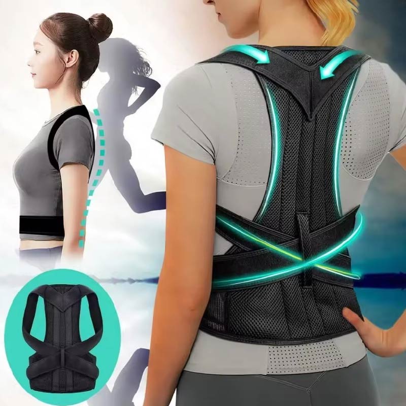 Corrector de postura ajustable para hombre y mujer / Mejora tu postura en minutos🔥